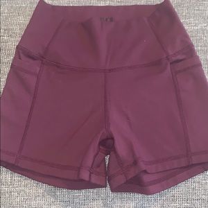 Plum Workout Shorts